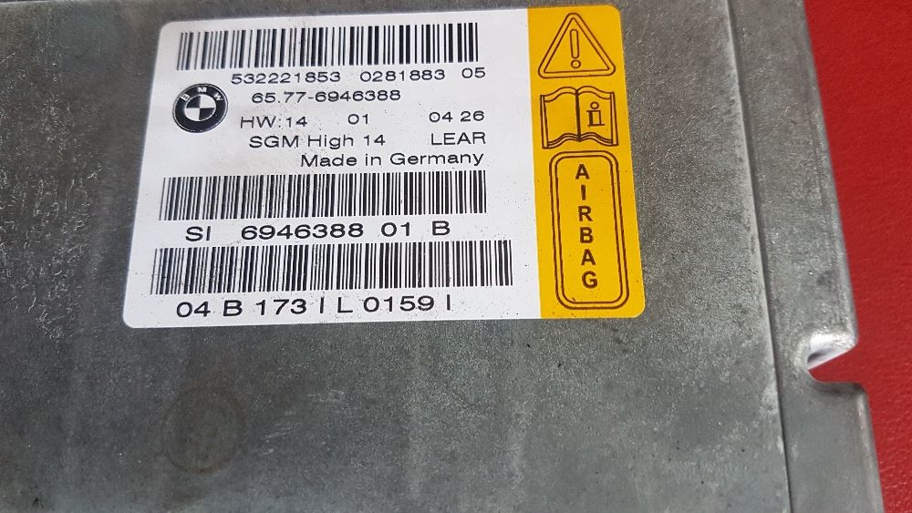Moduł sterownik poduszek AIRBAG Gateway BMW E60 E61 E63 Faktura vat