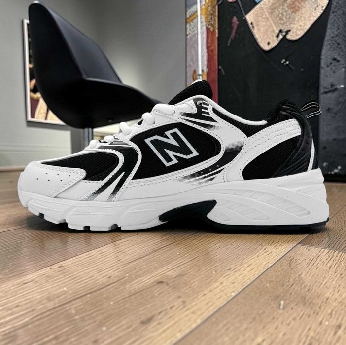 (БЕЗ ПЕРЕДОПЛАТИ) 40 - 45 New Balance 530 White Black v2 Нью Беланс 530