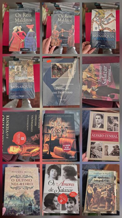 Livros de historia e romance