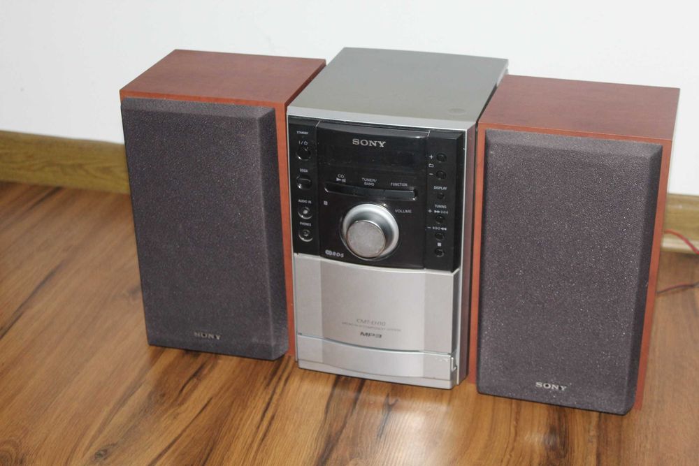 SONY Wieża CD MP3 radio FM kaseta aux stereo Wysyłka