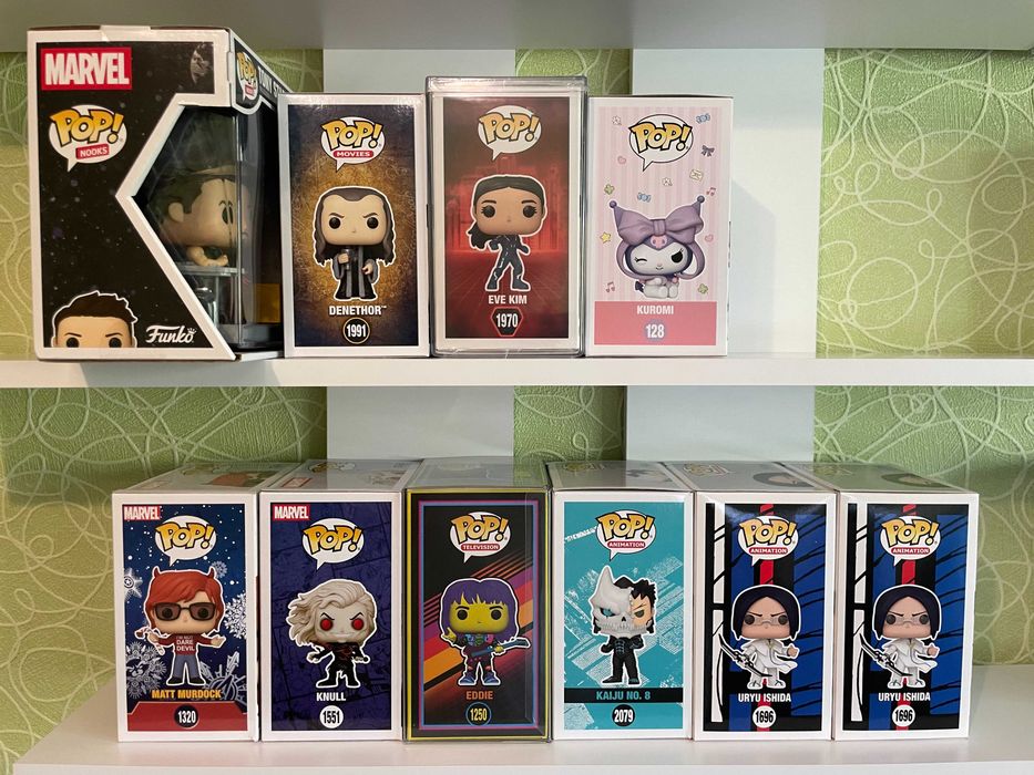 Funko Pop Denethor Eddie Kuromi Iron Man Uryu Ishida Kaiju No. 8 Eve Kim Knull Фанко поп