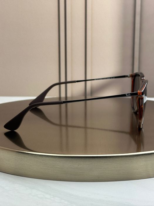 Сонцезахисні окуляри Ray-Ban Erika RB4171 гавана коричнева лінза круглі жіночі оригінал