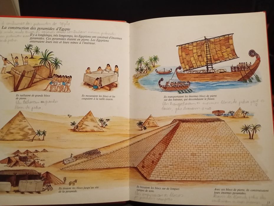 Livro " Partons à la découverte du passé"