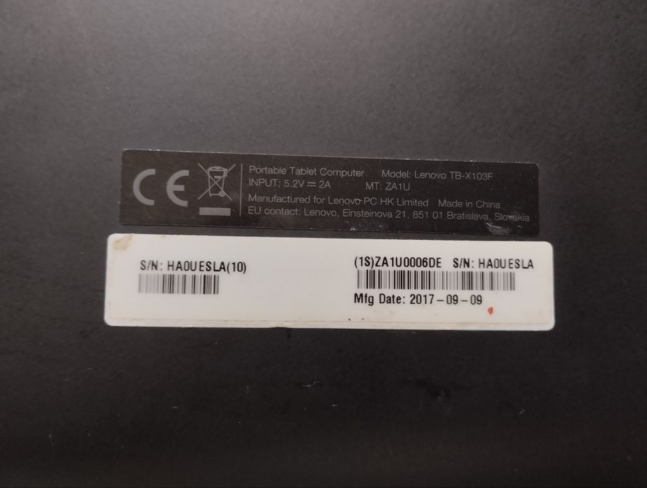 Lenovo TB-x103F.