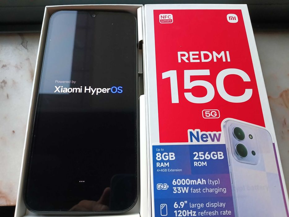 Xiaomi Redmi 15C 5G 256GB Como Novo na Caixa com Fatura