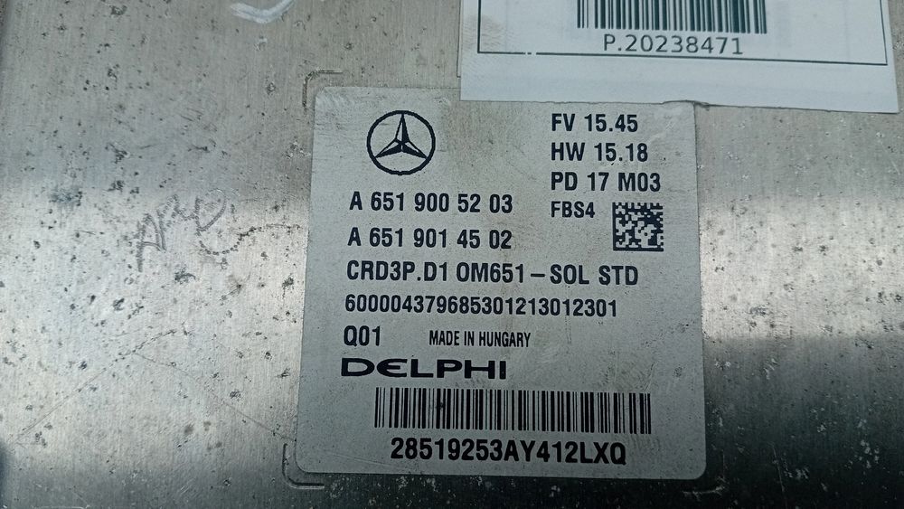 Centralina motor / ECU MERCEDES-BENZ Classe C (W205)