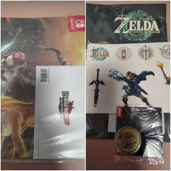 Różne plakaty, dodatki z gier(Pokemon,Zelda,Mario i inne)