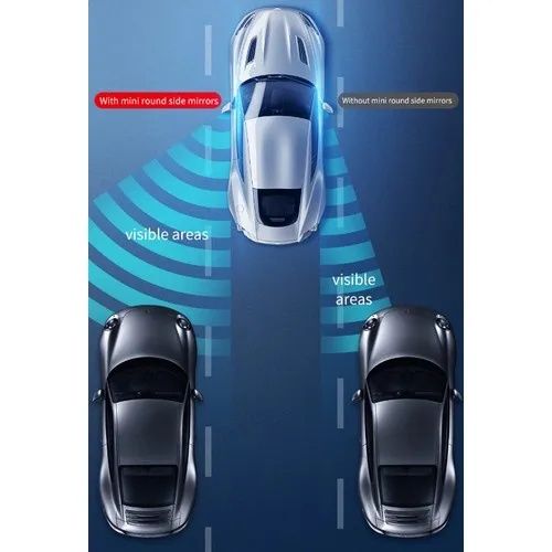 Auxiliar Espelho Retrovisor C/ rotação 360* P/ Carro