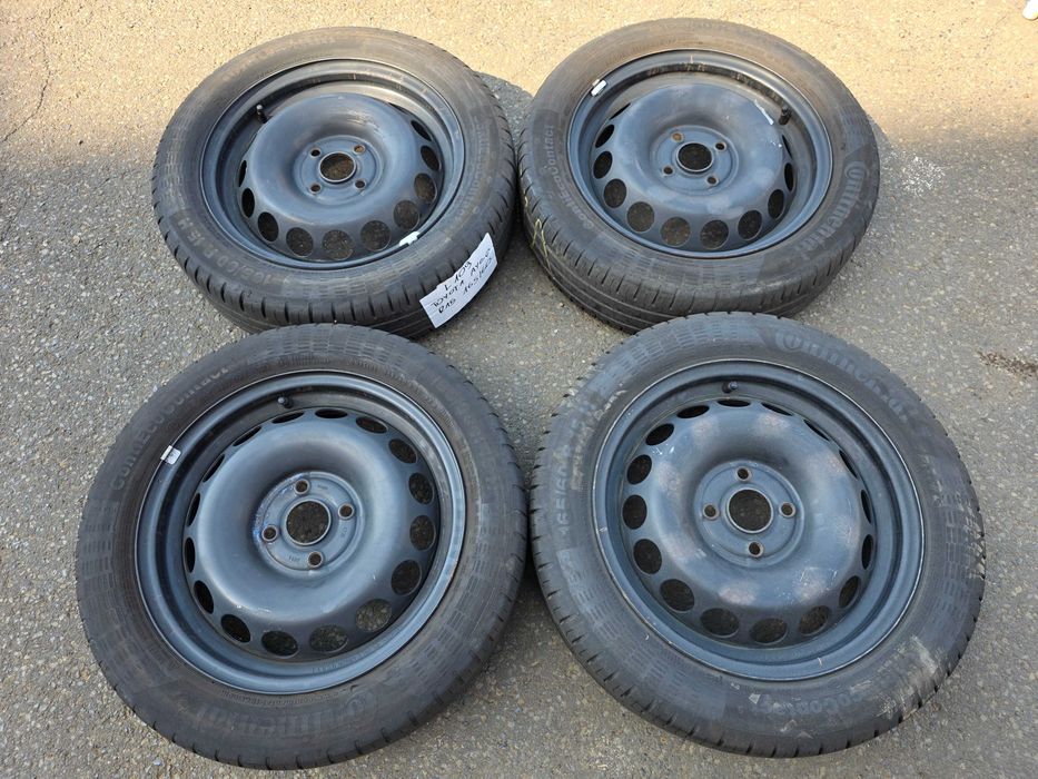 [L109] Koła stalowe lato Toyota Aygo 15 cali 4x100 Continental R15 165/60