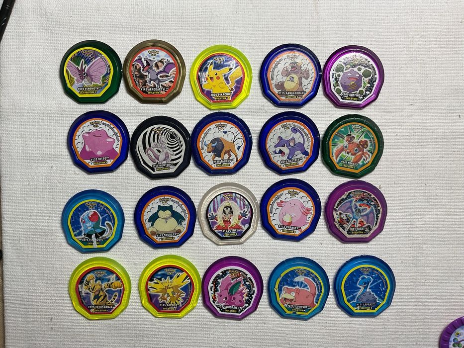 Tazos pokemon panini bollycao