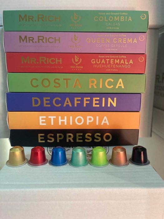 Кофе молотый в капсулах Mr.Rich Espresso (Эспрессо) 57гр.