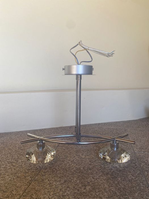 Conjunto Completo de Candeeiros de Quarto (Teto + 2 Parede)