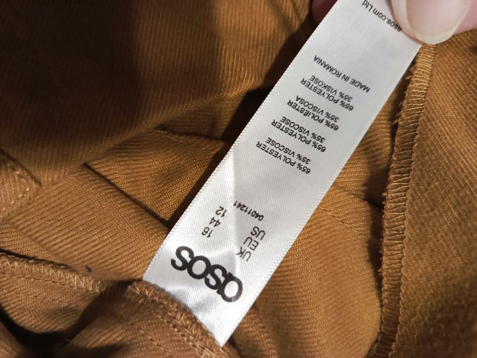 Spodnie ASOS 44 szeroka nogawka