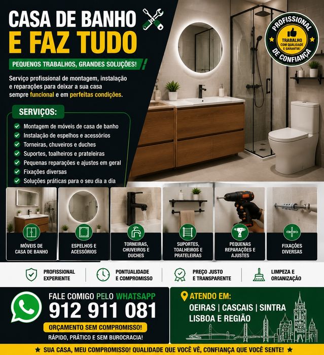 Montagem de Móveis, Instalações e Reparações – Lisboa e Região