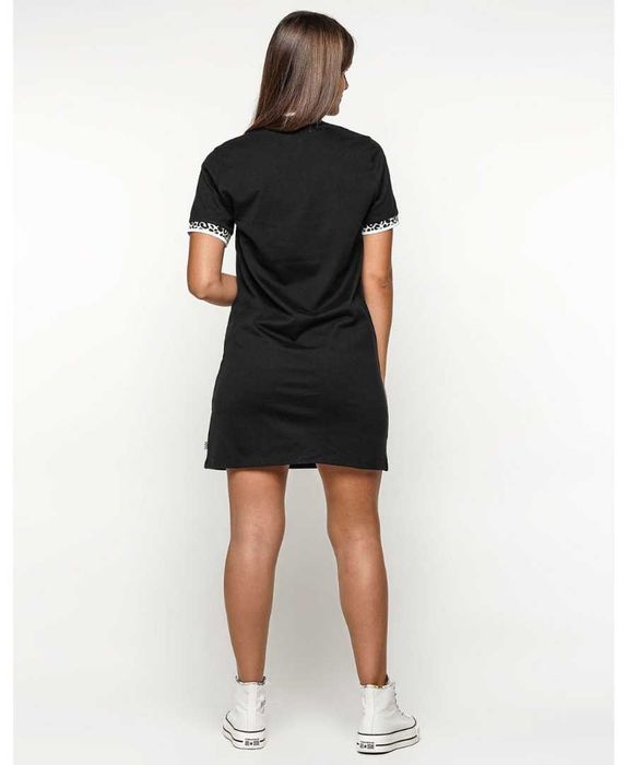 Vans платье футболка поямое черное мини оригинал хлопковое