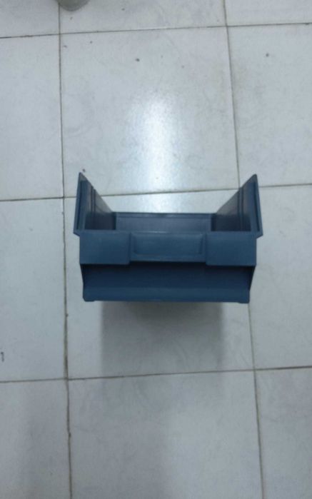 Caixas organizadoras plásticas para estante/armazém