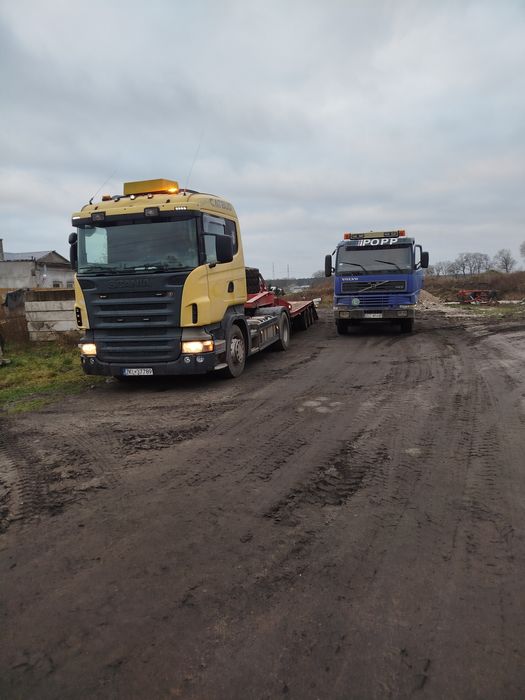 Usługi transportowe niskopodwoziem  piasek żwir ziemia