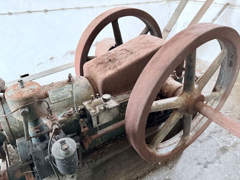 Maquinaria de lagar antigo