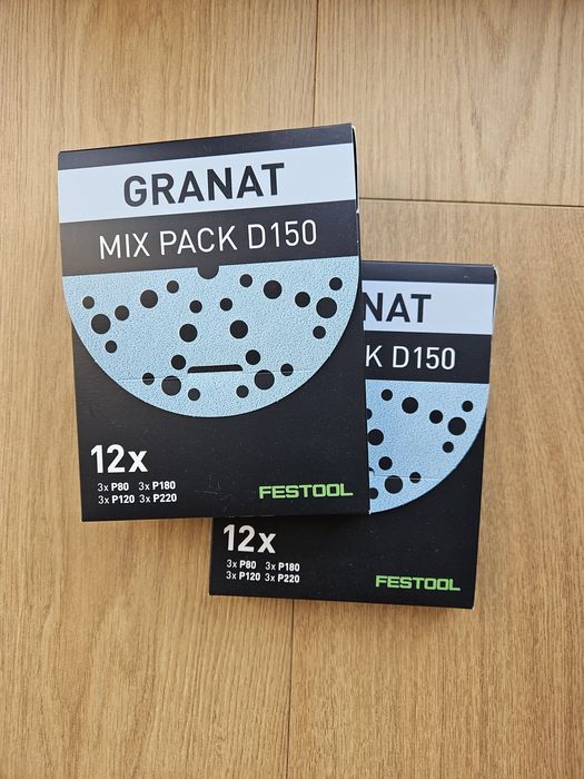 Krążki ścierne Festool Granat D150 24 sztuki 2 opakowania