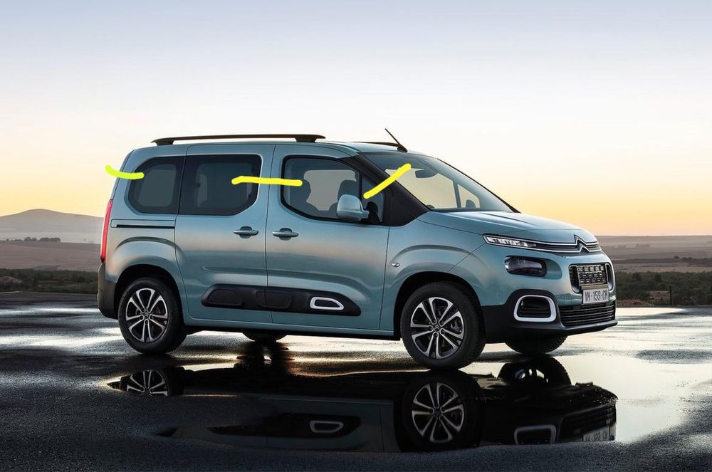 Dach berlingo IV Rifter Combo Bez Panoramy