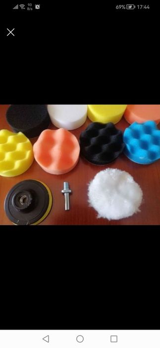 Esponjas de Polimento.  3 polegadas Novo