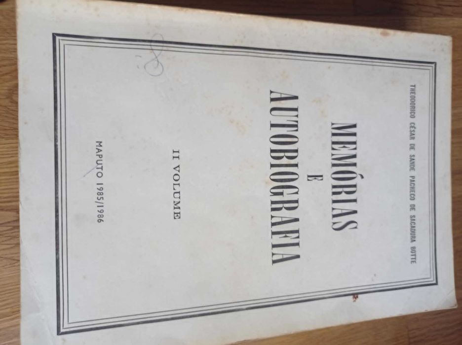 Memórias e autobiografia - Theodorico César de Sande Pacheco Botte