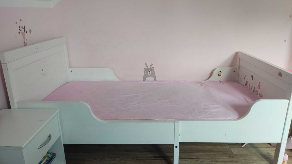 Łóżko dziecięce Ikea BUSUNGE 90-140/210