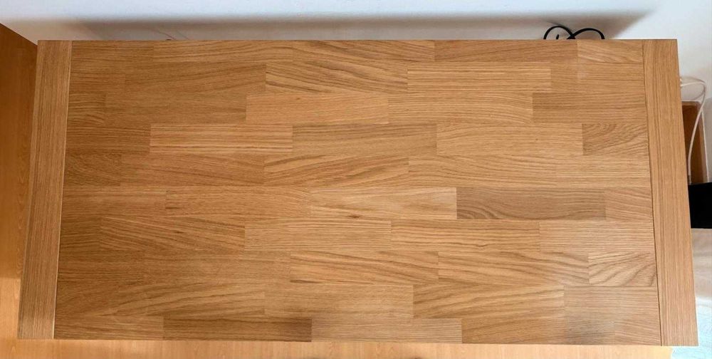 Secretaria - Desk HAGE 60x130 - 2 Gavetas - Madeira Carvalho