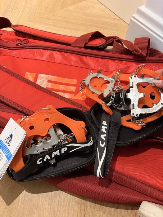 Raczki camp ice master na buty pomaranczowe nowe