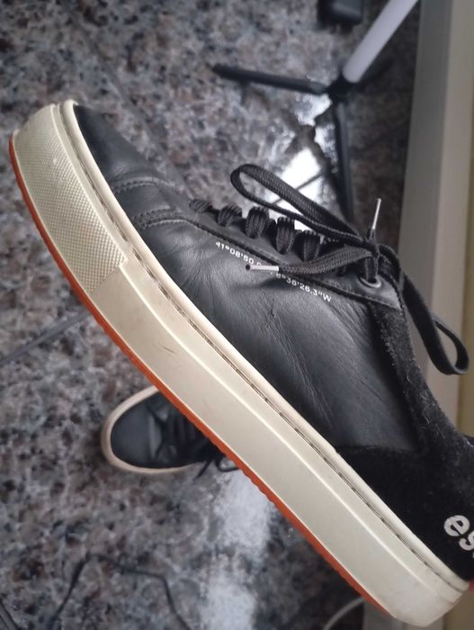 Sapatilhas premium ESC, couro natural , Unissexo