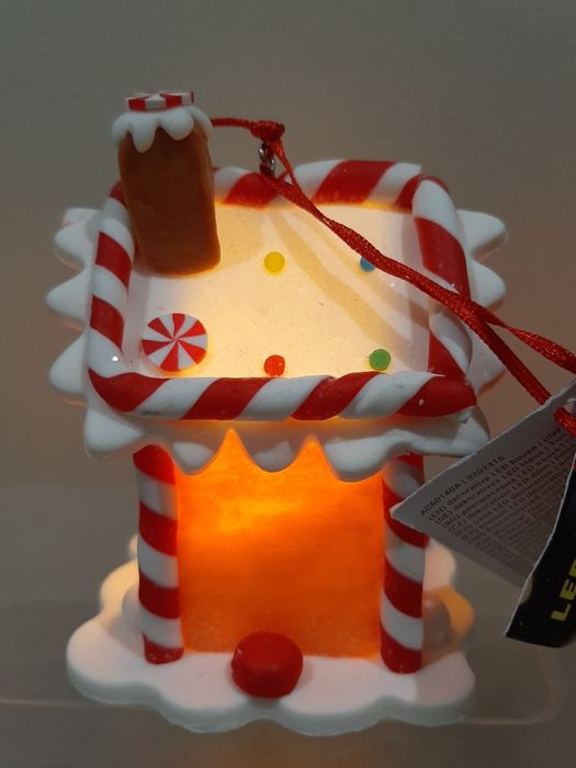 Casinha de gengibre com Led