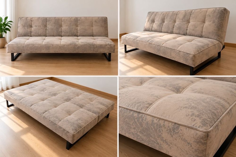 Sofá-Cama de 3 Lugares – Design Moderno (195 cm)Sofá-Cama de 3 Lugares – Design Moderno (195 cm)
