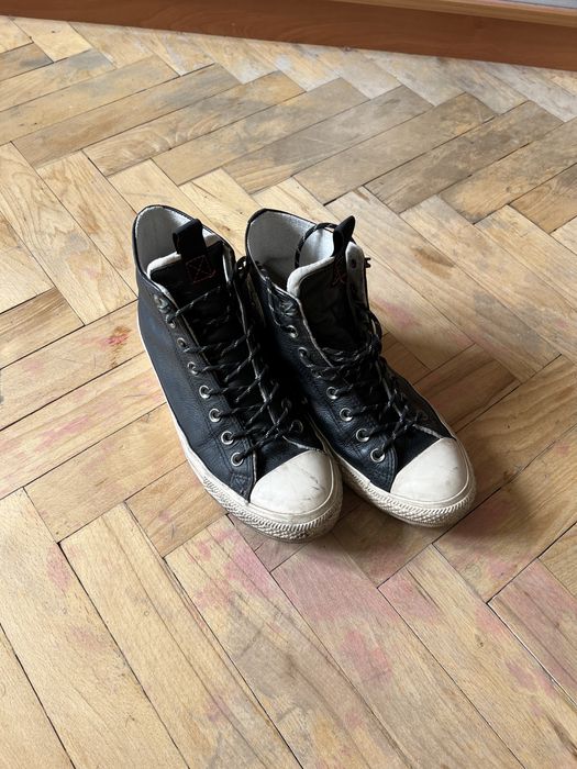 Кеды converse кожаные флис  оригинал  не промокают