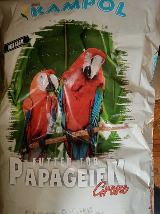 Karma dla Papug średnich + Papug Dużych Kampol 20 kg