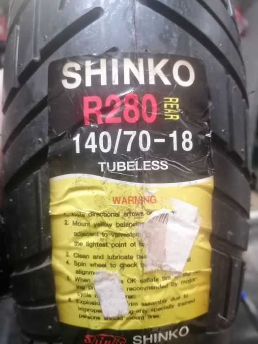 Pneu Mota Shinko 140/70-18