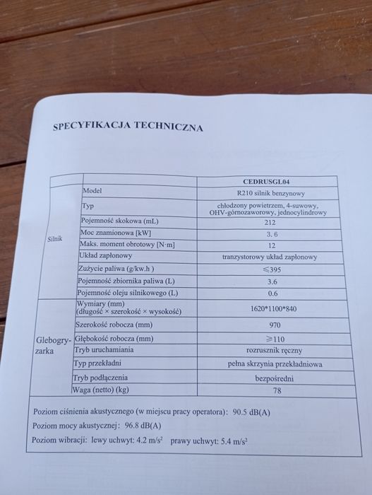 Sprzedam Glebogryzarkę