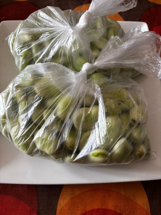 Favas com casca ou descacadas