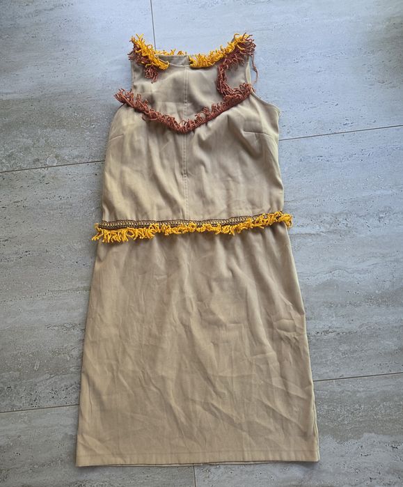 Sukienka 44 2xl indianka strój kostium przebranie karnawał andrzejki