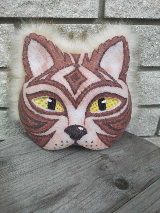 Маска кота. Маска для квадробіки.