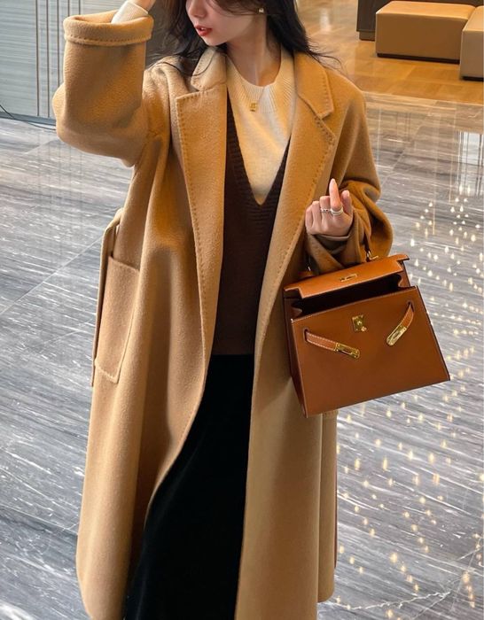 Пальто Max Mara кемел кашемировое