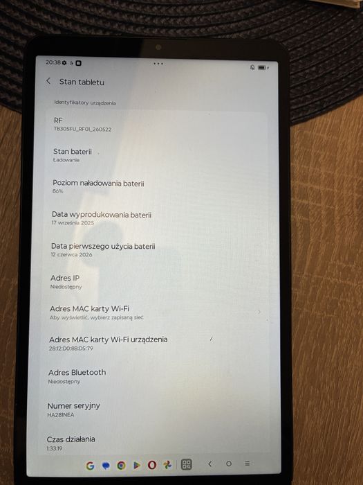 Tablet Lenovo Tab One 4GB / 64GB (TB305FU) – Nowy / Nieużywany!