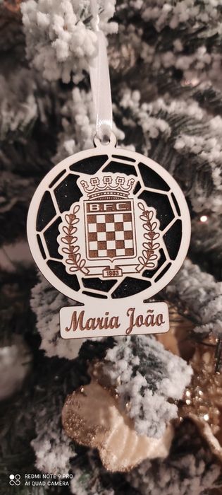 Bolas de Natal personalizadas com nome