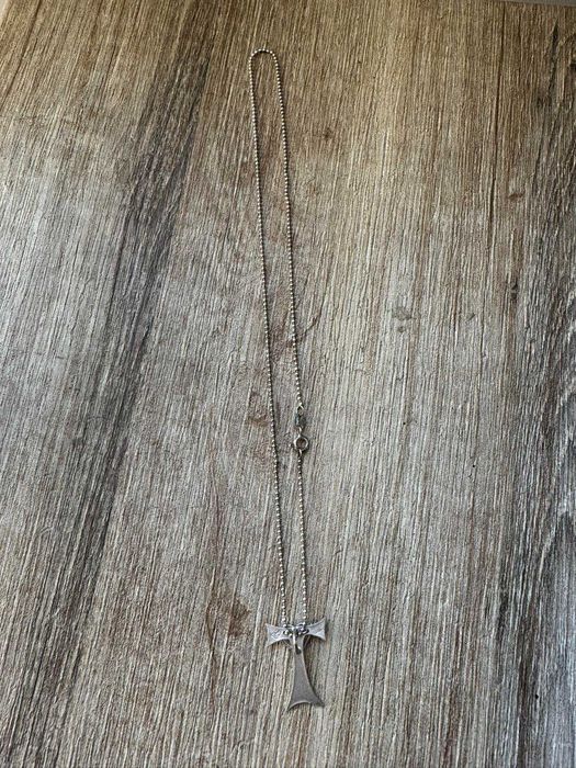 Срібний 925° ланцюжок з хрестиком на шию