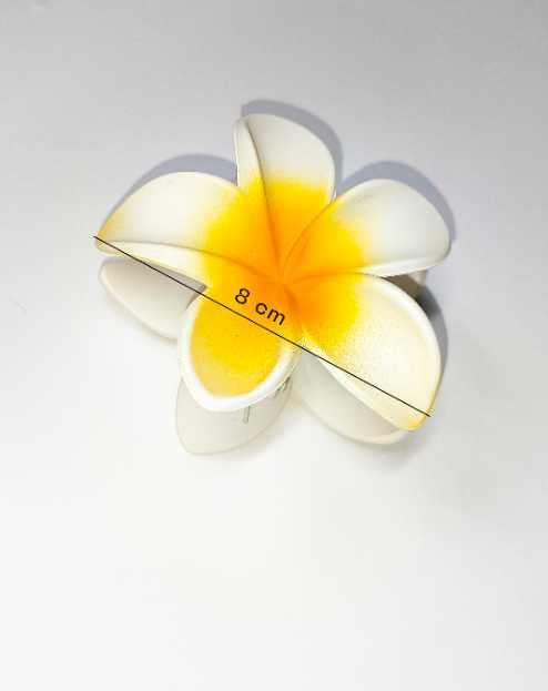 Spinka kwiat kwiatek żółta duża