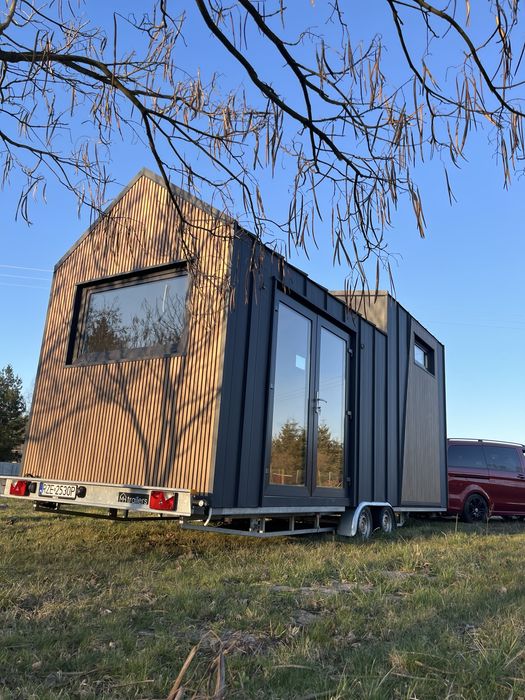 Tiny house . Domek, mobilny domek, przyczepa domek,