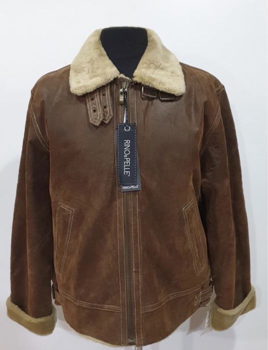 Чоловіча шкіряна куртка Rino&Pelle. Розмір: 46, 50, 52, 54