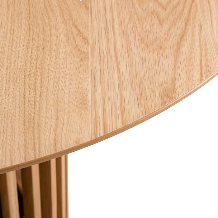 Okrągły stół drewniany – nowoczesny design, loft/skandynawski styl