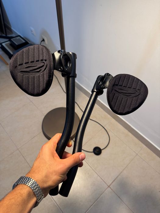 Aerobars / Extensões de Triatlo 3T (Clip-on) - Impecáveis
