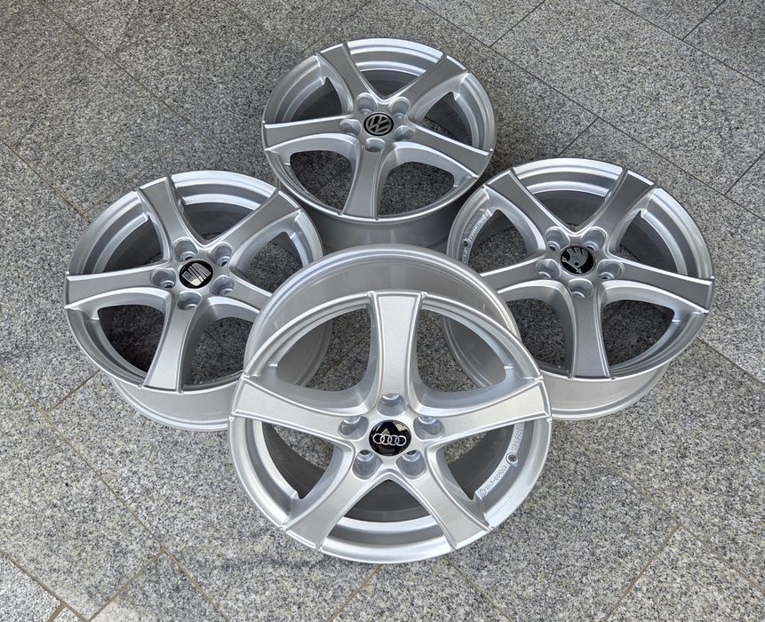 Alufelgi 16 5x112 Audi VW Skoda Seat Nowe #24