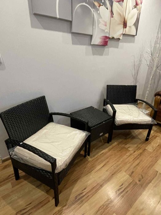 Nowy zestwa mebli ogrodowych ratanowych